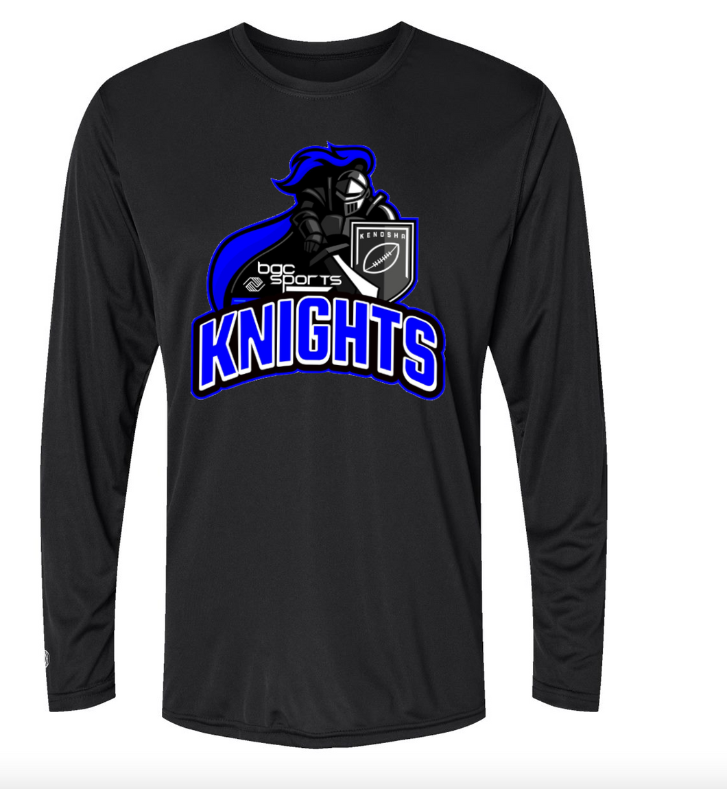 Long Sleeve Polyester - Knights Logo