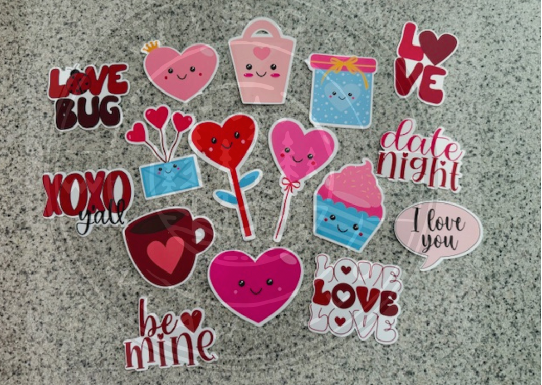 Valentines Day - Grab bag stickers