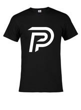 Load image into Gallery viewer, Prime Black T-shirt - White Logo
